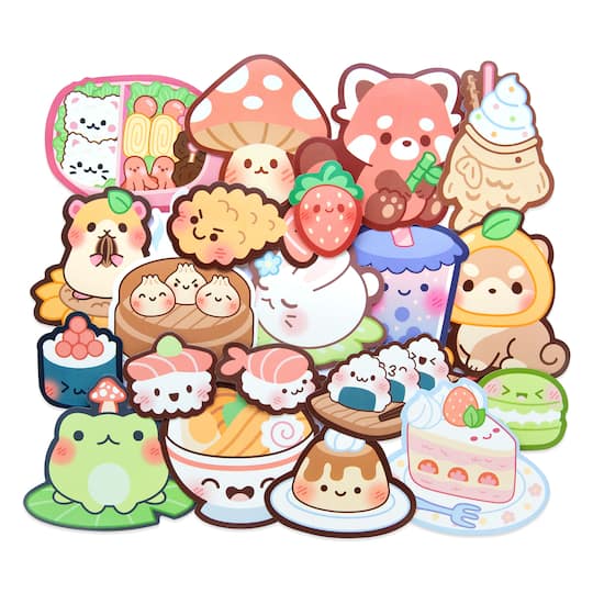 Kawaii Vinyl Die Cut Stickers by Recollections™